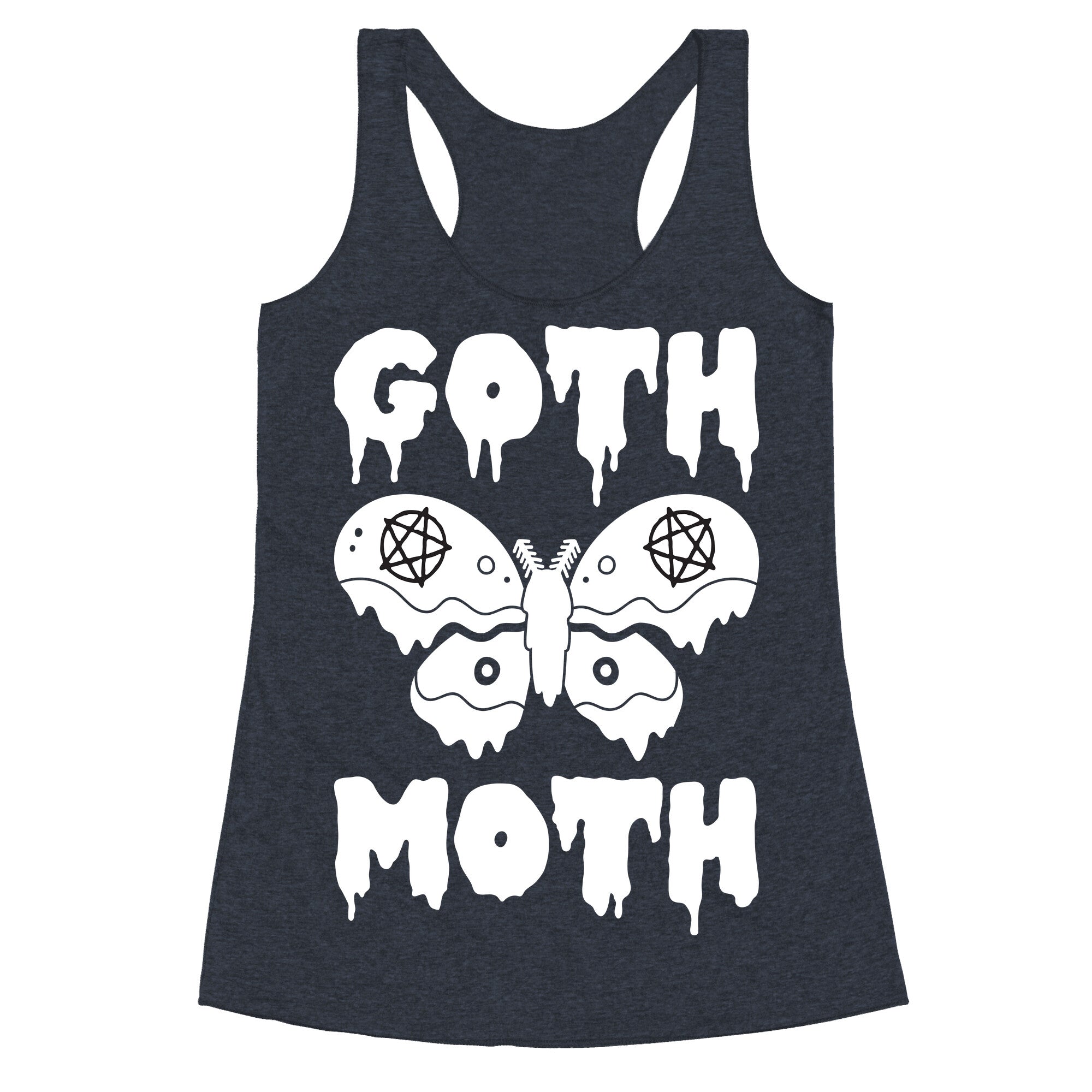 Goth Moth Racerback Tank